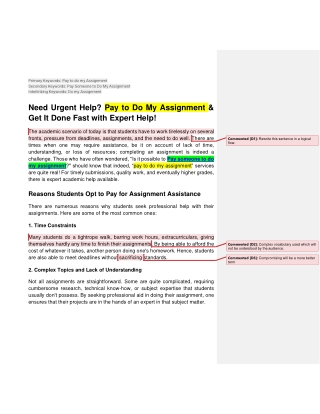 Pay to Do My Assignment & Get It Done Fast with Expert Help!
