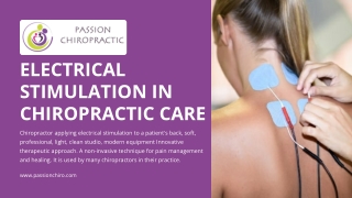 Benefits of Chiropractic Electrical Stimulation Explained