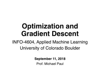 Optimization Method_Gradient Descent