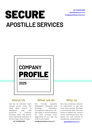 Secure Apostille Services