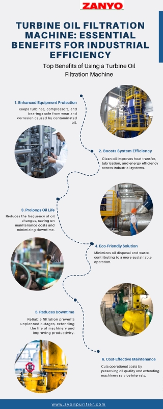 Turbine Oil Filtration Machine Essential Benefits for Industrial Efficiency