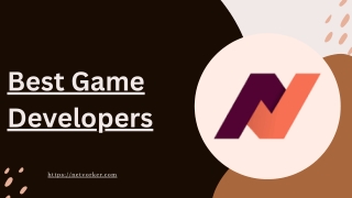 Best Game Developers | Netvorker