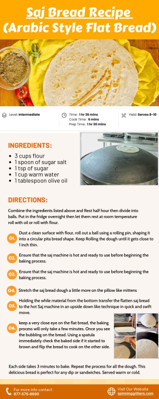 Saj Bread Recipe by Spinning Grillers