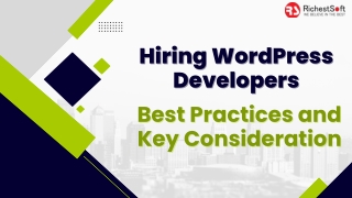 Hiring WordPress Developers