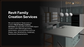 Revit Family Creation Services in USA - BIMPRO LLC