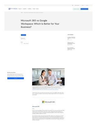 Microsoft 365 vs Google Workspace