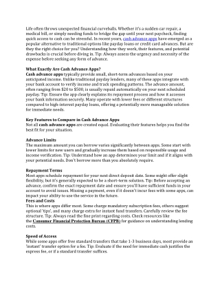 Cash Advance Apps in 2025- Your Guide to Smart Short-Term Borrowing