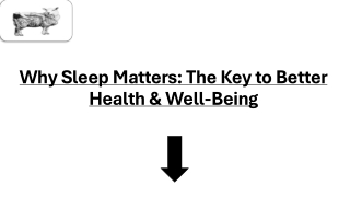 Why Sleep Matters: The Key to Better Health & Well-Being