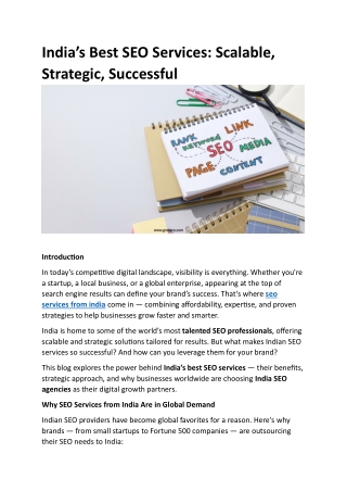 seo services from india