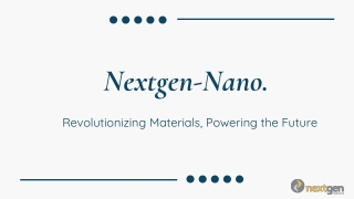 Duncan Clark Nextgen Nano Driving Clean Tech with Bold Green Innovation