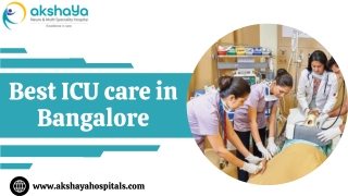 Best ICU care in Bangalore