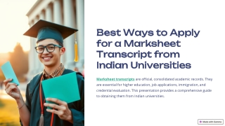 Best Ways to Apply for a Marksheet Transcript from Indian Universities
