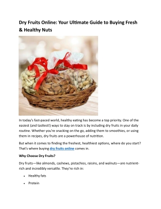 Tajalli Dry Fruits Online – Premium Quality, Unbeatable Prices