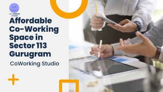 Affordable Co-Working Space in Sector 113 Gurugram