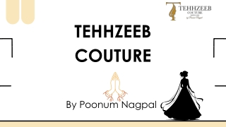 Tehzeeb Couture Customized Dress Design in Delhi