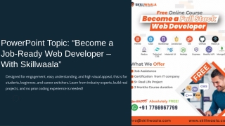 Master Full Stack Web Development – Free with Skillwaala