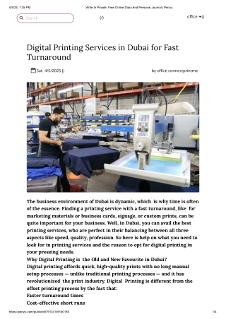 Digital Printing Services in Dubai for Fast Turnaround