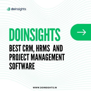 Doinsights: Best CRM, HRMS and Project management In Software India