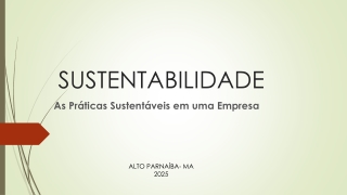 SUSTENTABILIDADE