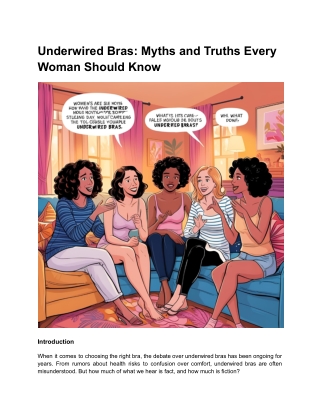 Underwired Bras_ Myths and Truths Every Woman Should Know