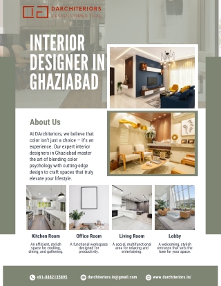 Interior Designer in Ghaziabad- D Architeriors