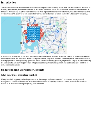 Resolving Workplace Conflicts Efficiently with Expert Advice from Perth Consulta