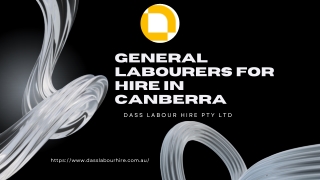General Labourers for Hire in Canberra