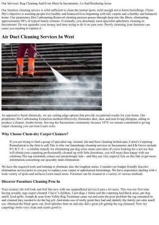 Carpet Cleaning Sacramento County Ca Free Price Quotes On Services