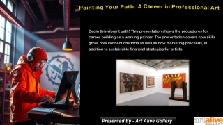 Painting Your Path-A Career in Professional Art