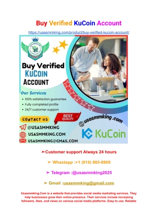 Buy Verified KuCoin Account