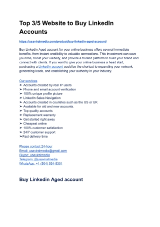 How to Buy LinkedIn Accounts(And Why It's Not the Best ...