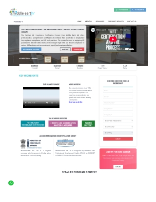 employment law certificate online