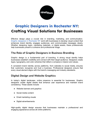 Professional Graphic Designers in Rochester NY _ We Are Ninety Two - Copy