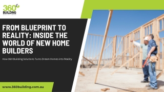 New Home Builders Canberra--360 Building Solutions