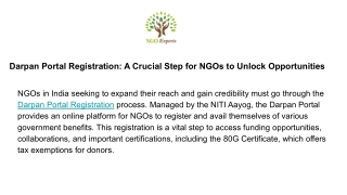 darpan portal registration