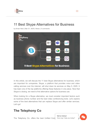Skype Alternative for Business