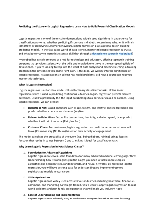 Become Job-Ready with AI & ML Training