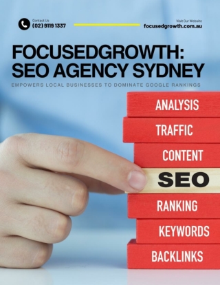 FocusedGrowth SEO Agency Sydney Empowers Local Businesses to Dominate Google Rankings