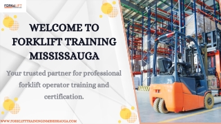 FORKLIFT CERTIFICATION