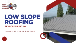 Single-Ply Low Slope Roofing System | Expert Roofers in Reynoldsburg, OH