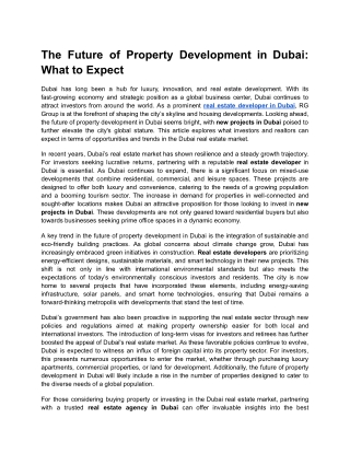 The Future of Property Development in Dubai_ What to Expect