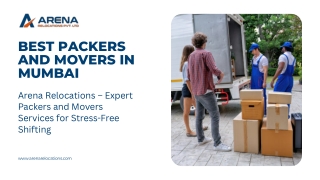 Trusted Packers and Movers in Mumbai – Arena Relocations