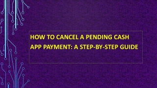 How to Cancel a Pending Cash App Payment