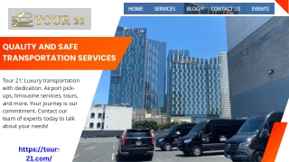 Luxury Chauffeur Service California  Tour 21 Professional Drivers