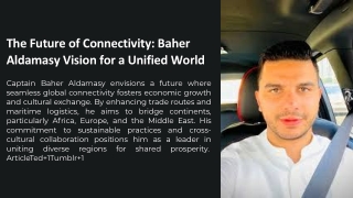 Baher Aldamasy: Empowering Africa’s Global Role