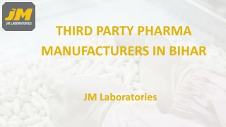 Third Party Pharma Manufacturers in Bihar