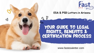 ESA & PSD Letters in Arizona