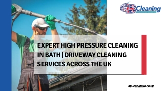 Expert High Pressure Cleaning in Bath Driveway Cleaning Services Across the UK