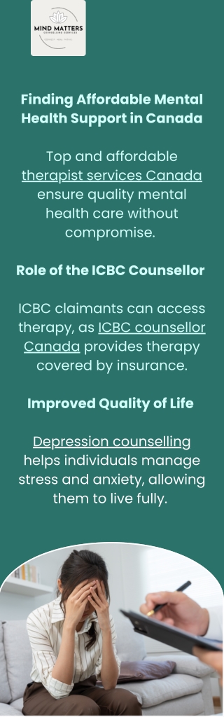 Finding Affordable Mental Health Support in Canada