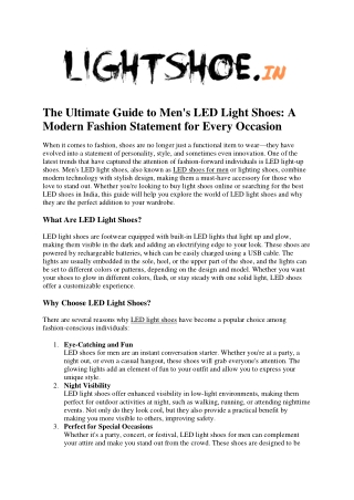 Buy light shoes online